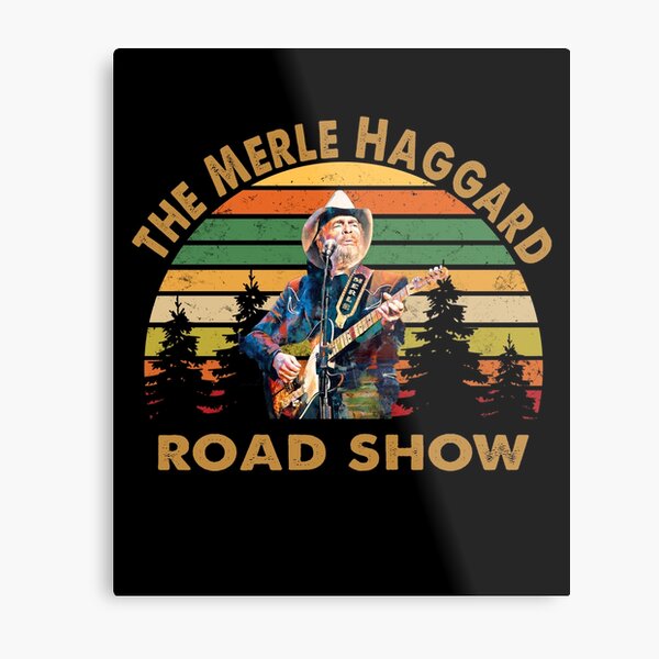 The Merle Haggard Vintage Road show retro Metal Print