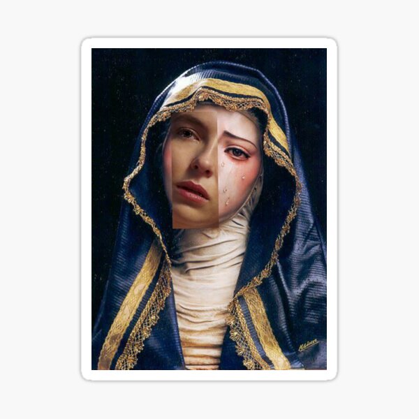 weeping mary x villanelle Art Board Print