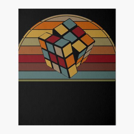 Rubik Cube Magic Cube Cube Rétro Rubiintage Nerd T-shirt Oversize Confortable Pour Femme