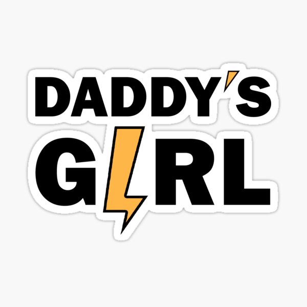 Daddys Girl Sticker For Sale By Sqdawt2020 Redbubble 