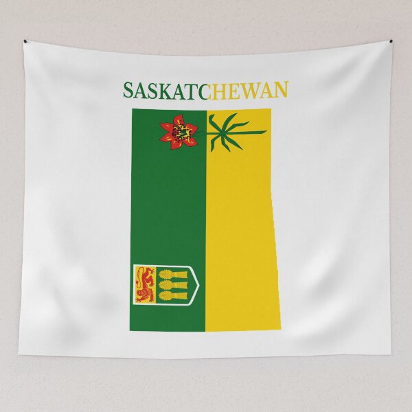 Item preview, Saskatchewan Flag Map, SK, Canada designed and sold by marosharaf.
