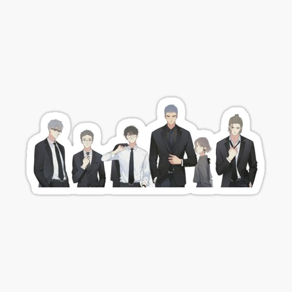 Here U Are All Characters Sticker By Violetbubbles Redbubble