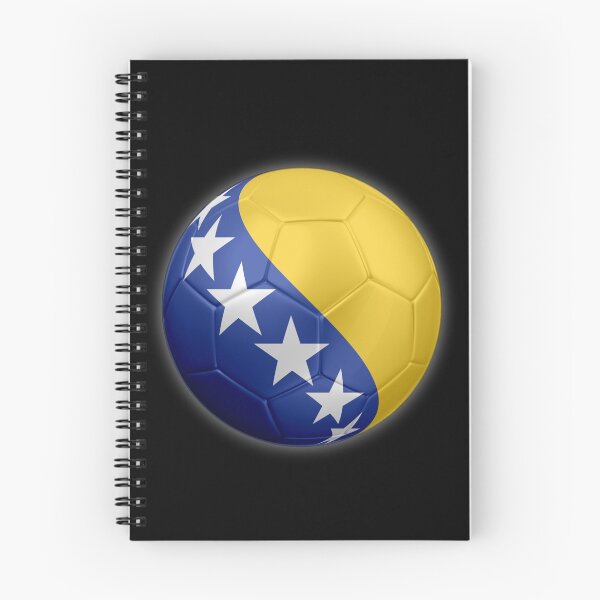 Item preview, Bosnia and Herzegovina - Bosnian Flag - Football or Soccer 2 designed and sold by Graphix.