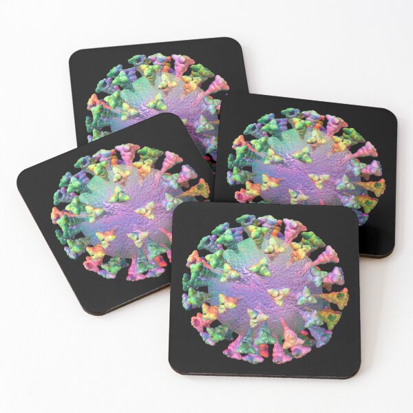 Item preview, Coronavirus Rainbow Virus designed and sold by Russell Kightley.