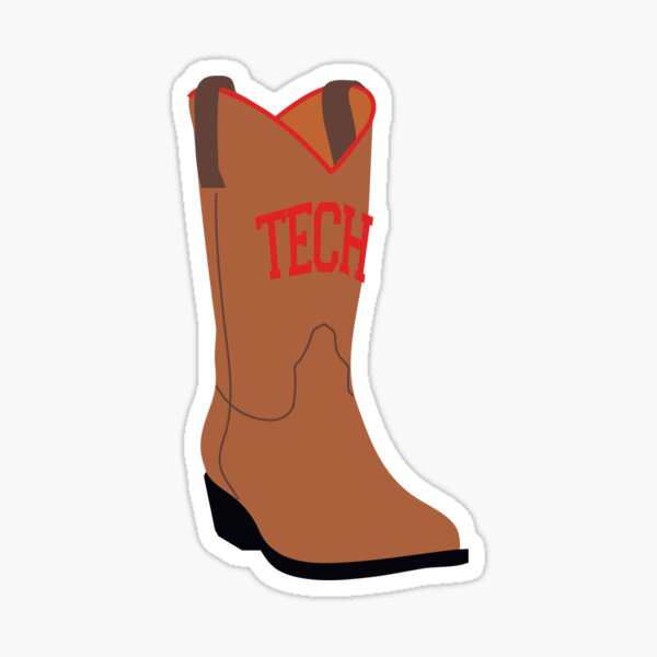 head over boots for tech Sticker