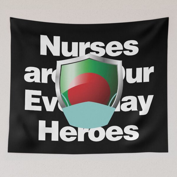 Item preview, Bangladesh Nurses are Everyday Heroes designed and sold by HelloFromAja.