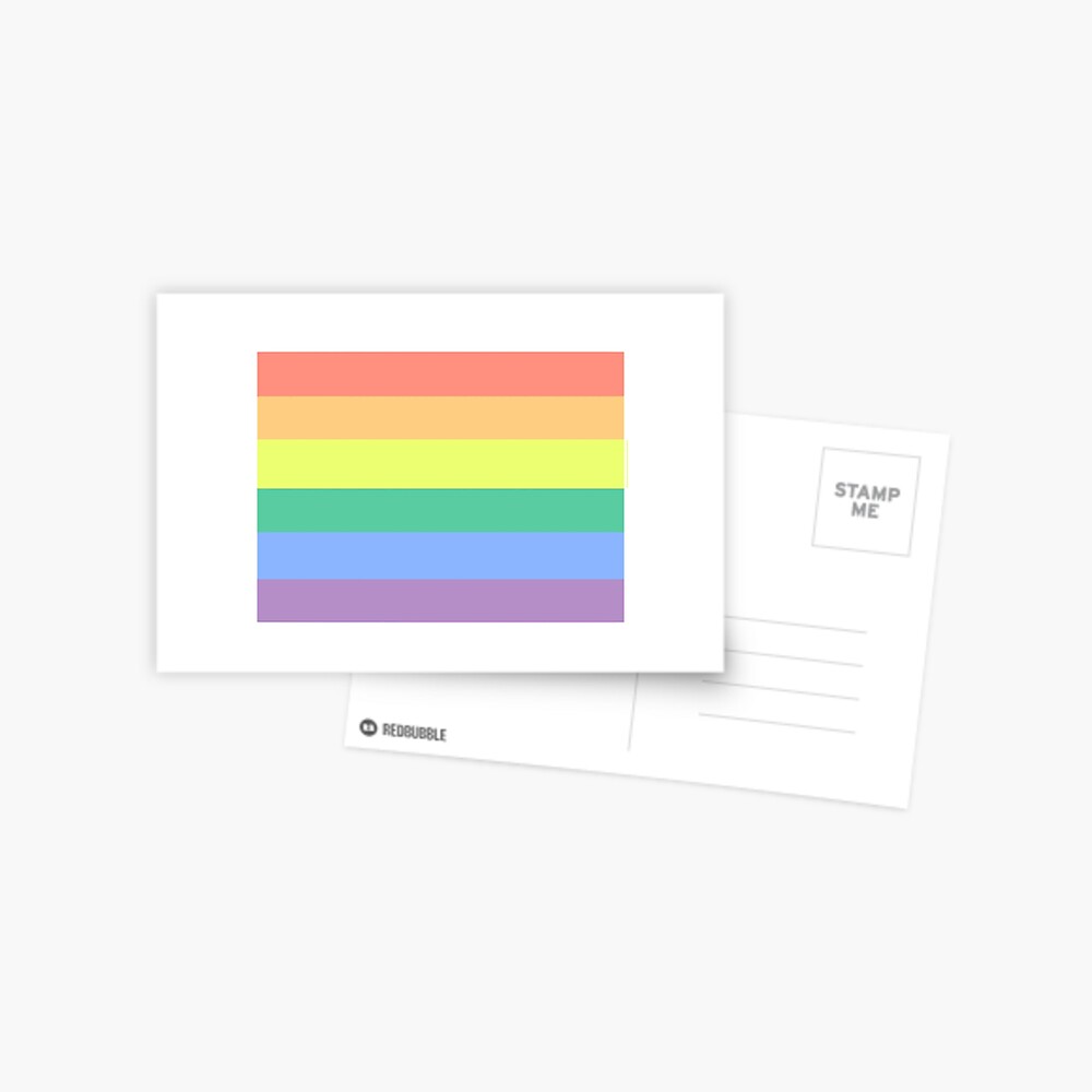 Pastel Pride Flag Crayon Soft Aesthetic Pride Gay Lgbt Flag