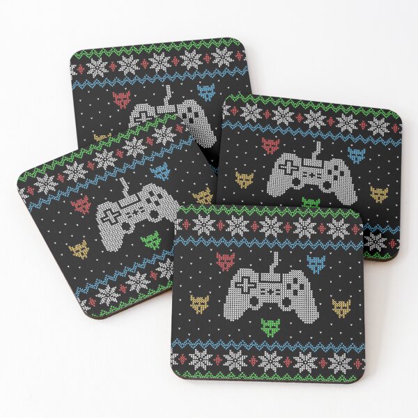 Item preview, Gaming Controller and Aliens Ugly Christmas Pattern designed and sold by mrhighsky.