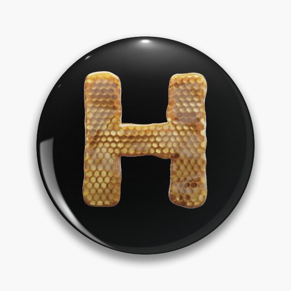 Item preview, H Letter 3d Honey Alphabet Font designed and sold by HelloFromAja.