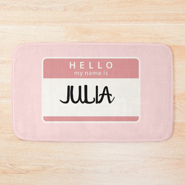 Item preview, Hello my name is Julia designed and sold by melbournegirl.