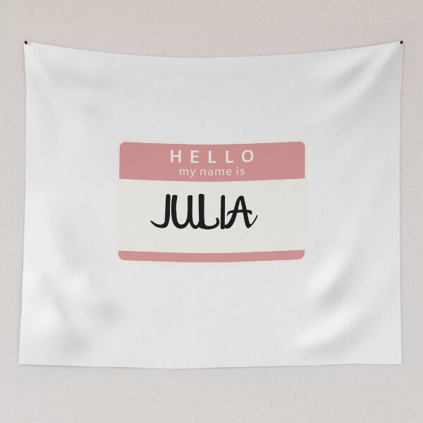 Item preview, Hello my name is Julia designed and sold by melbournegirl.