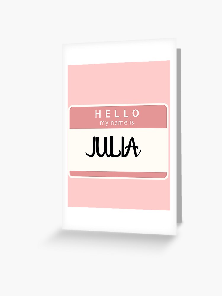 Julia MineGirl | Greeting Card