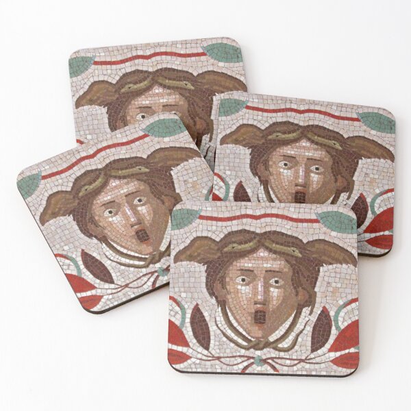 Item preview, Roman Snake Woman Mosaic designed and sold by simpsonvisuals.