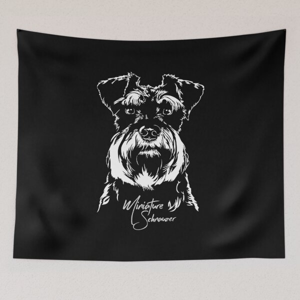 Item preview, MINIATURE SCHNAUZER dog dogs gift idea designed and sold by dogarts.