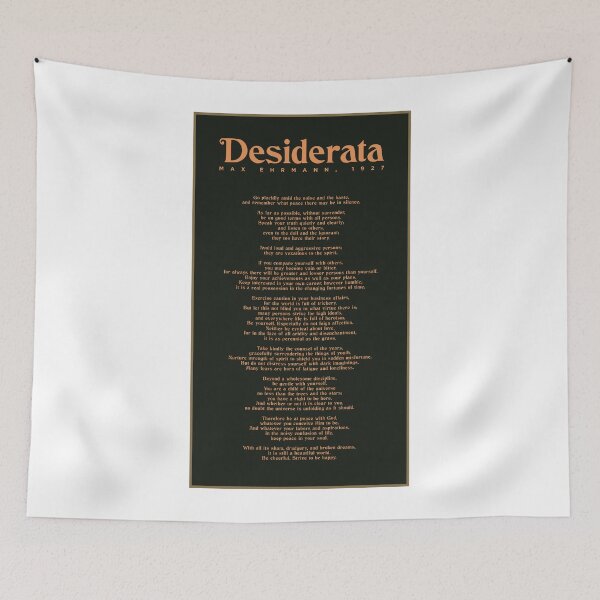 Item preview, Desiderata, Max Ehrmann - Typography Print 3 - Literary Poster designed and sold by Studio Grafiikka.