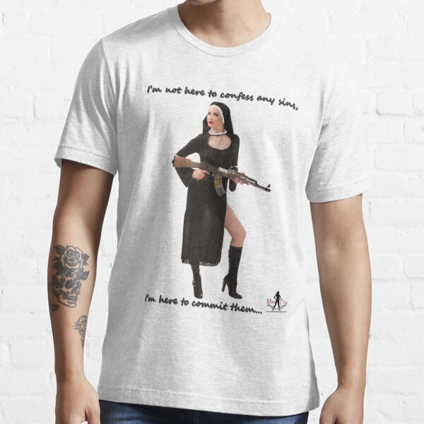 Sexy Nun with Gun - 1 Essential T-Shirt