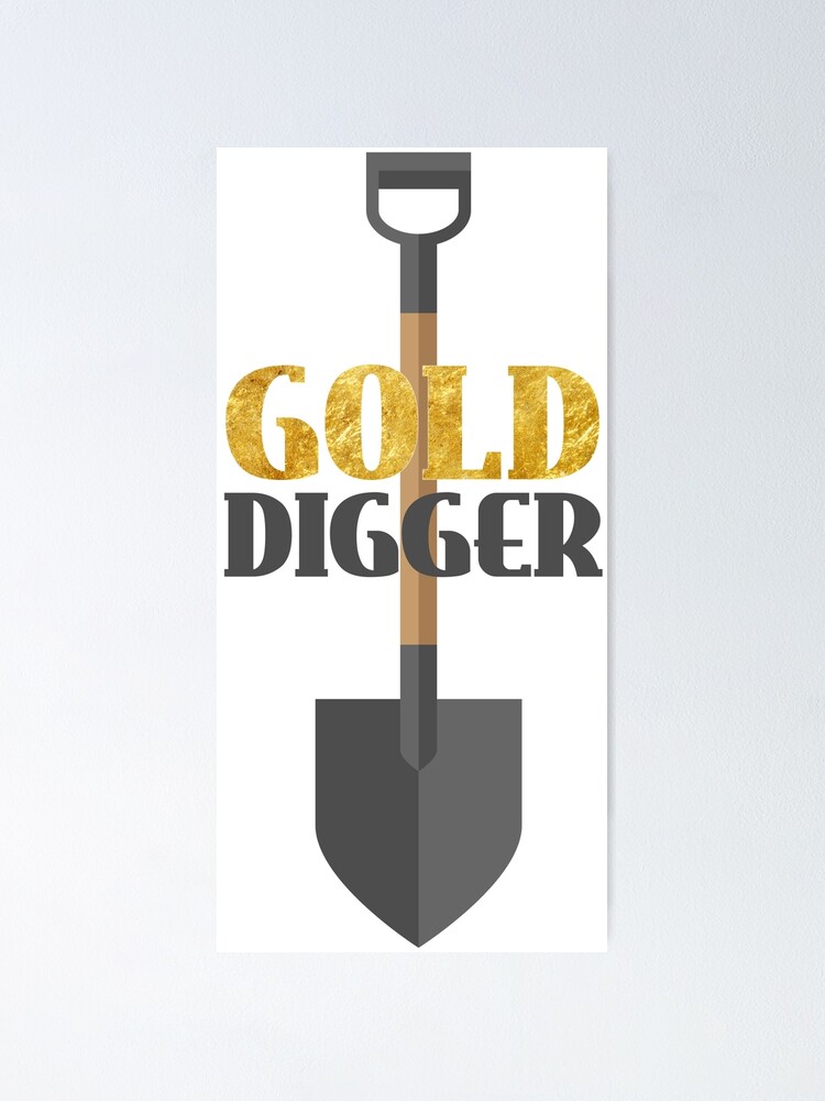 Poster D&G - gold digger, Wall Art, Gifts & Merchandise