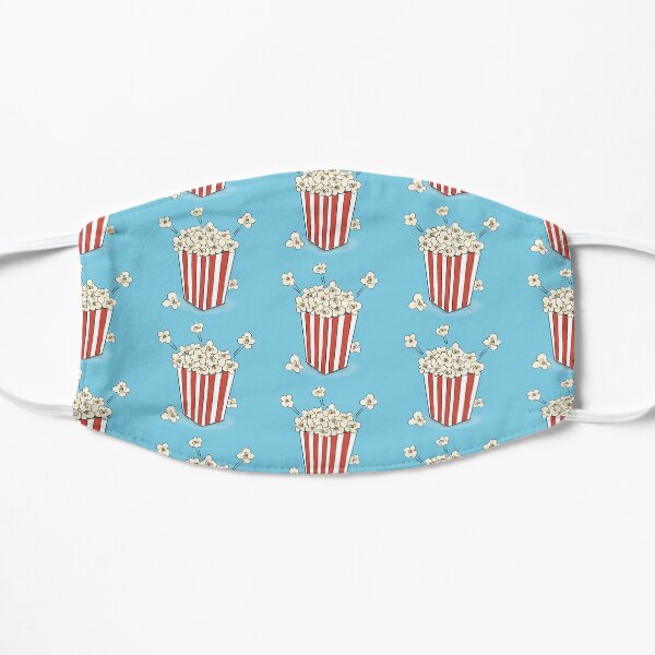 Poppin' Popcorn Box | Movie Popcorn Flat Mask