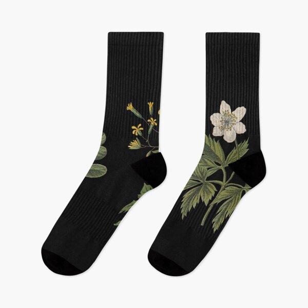 Item preview, Botanical flower chart designed and sold by bohoDecor.