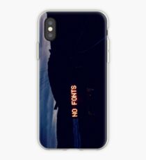 NO FONTS iPhone Case