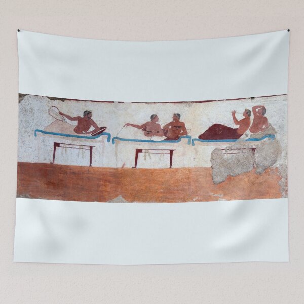 Item preview, Tomb of the Diver (South wall), Paestum designed and sold by Yair Karelic.