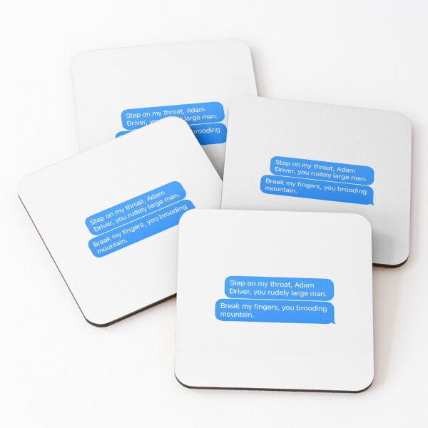 Item preview, John Oliver Adam Driver quote - rudely large  designed and sold by lilstarfighter.