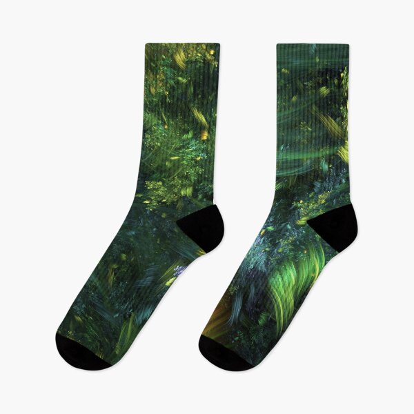 Item preview, Abstract green ocean flora fractal art designed and sold by mrhighsky.