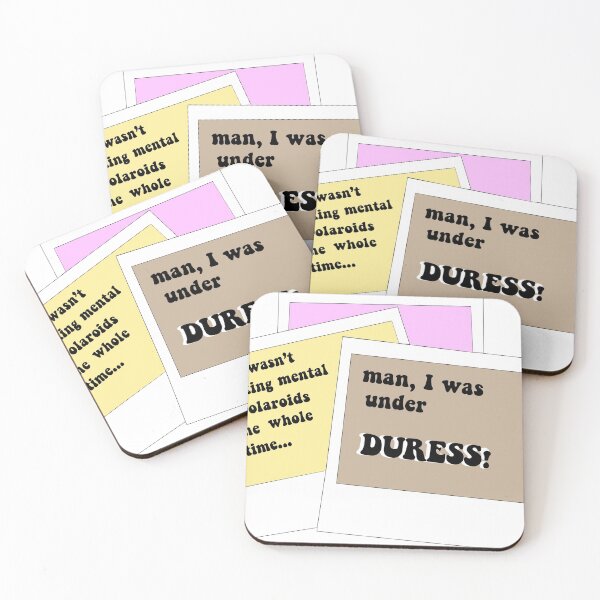 Item preview, "I was under duress" outerbanks quote designed and sold by hannahherm.