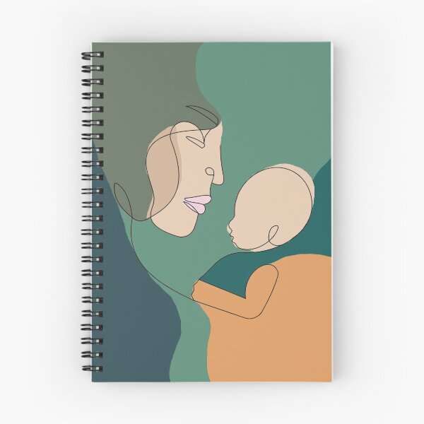Item preview, Mum and Baby colour one line #2 designed and sold by GemsLineArt.