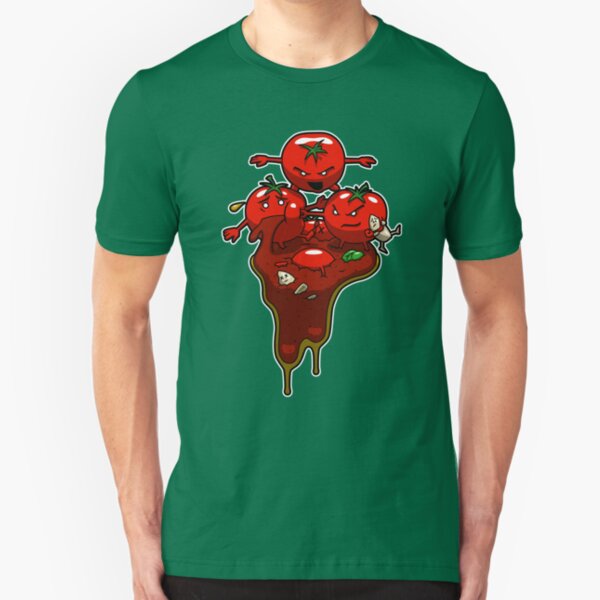 Food Fight Slim Fit T-Shirt
