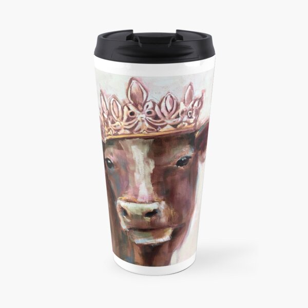 A Cow with a Crown! Travel Mug