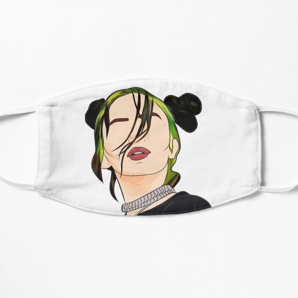 Chick with green hair Mask