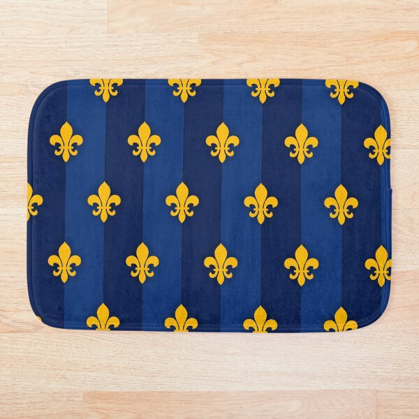 Item preview, Fleur de Lys blue and orange designed and sold by lathspell.
