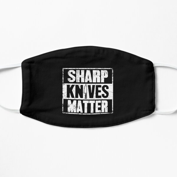 Sharp Knives Matter Chef Flat Mask