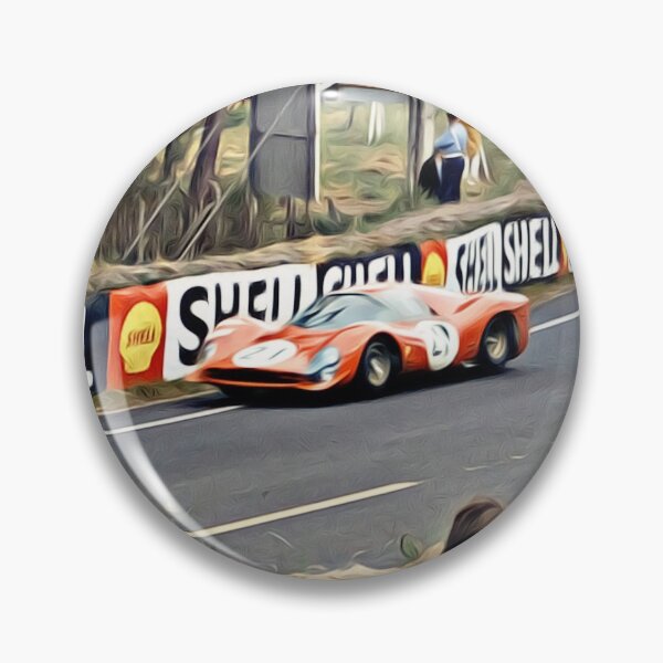 Item preview, Ferrari at Le Mans 1966 Racing Scene Poster – Classic Endurance Art designed and sold by Road To Track.