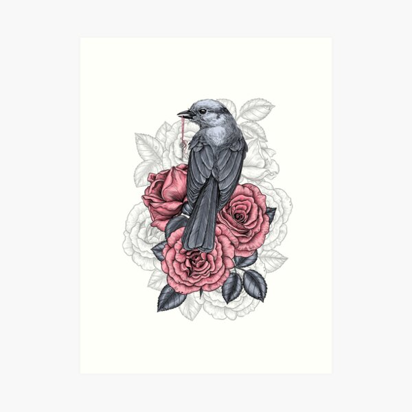 The bird with the silver key Art Print
