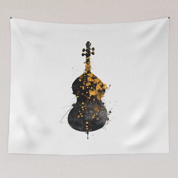 Item preview, double bass music art #doublebass designed and sold by JBJart.