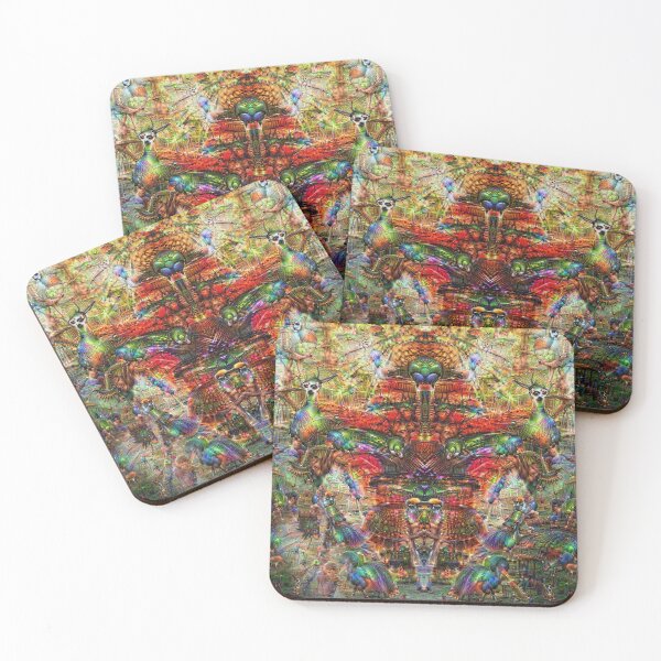 Item preview, "Extraterrestrial Dreamworld" - Totem in a psychedelic dream world designed and sold by Patrick Hager.