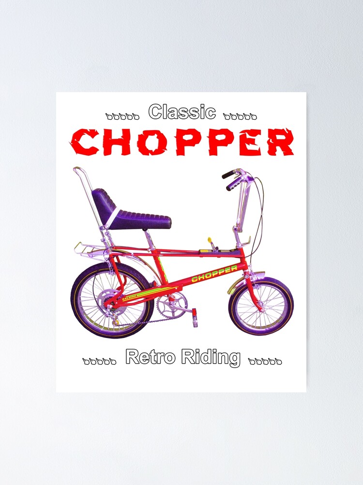 Custom Raleigh Chopper Logo Classic Chopper Retro Riding Bicycle