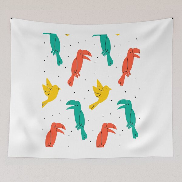 Item preview, Colorful Tucan Pattern Tucan Bird Birds Pattern Patterned Tropics designed and sold by Onair555.