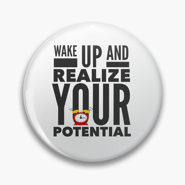 Item preview, Tony Robbins Motivation - Wake Up And Realise Your Potential designed and sold by pinkycherry.