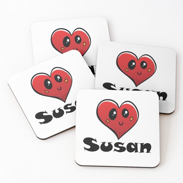 Item preview, Susan Cute Heart Name  designed and sold by ProjectX23.