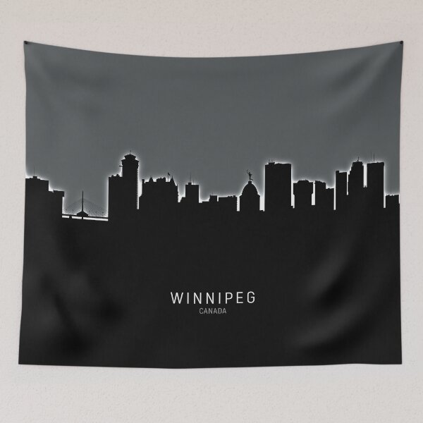 Item preview, Winnipeg Canada Skyline designed and sold by ArtPrints.