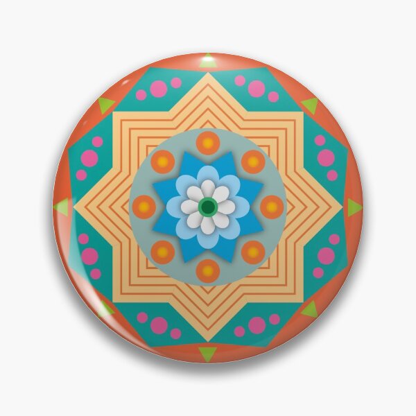 Item preview, Green and Blue Mandalas Designs and Patterns Zen Colours   designed and sold by JPColemonts.