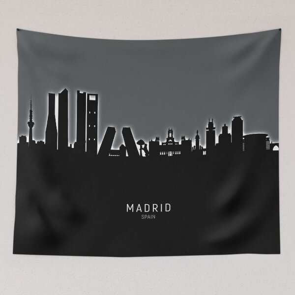 Item preview, Madrid Spain Skyline designed and sold by ArtPrints.