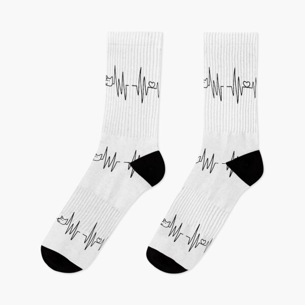 Item preview, Dog Heartbeat Woof ECG Loving Puppy Electrocardiography designed and sold by Attapet.