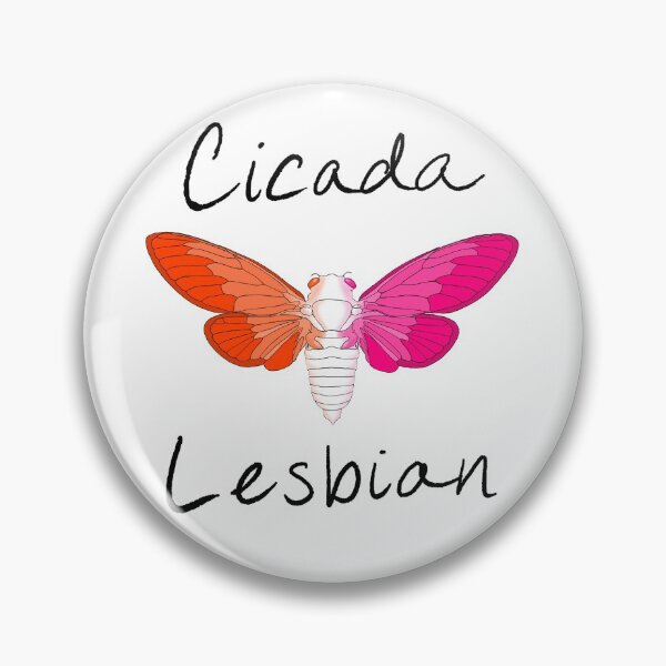 Item preview, Lesbian Cicada w/ words designed and sold by CosmicMB.