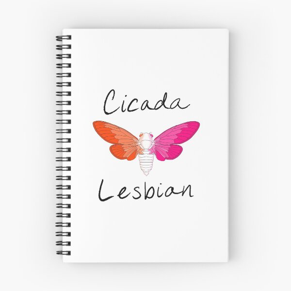 Item preview, Lesbian Cicada w/ words designed and sold by CosmicMB.