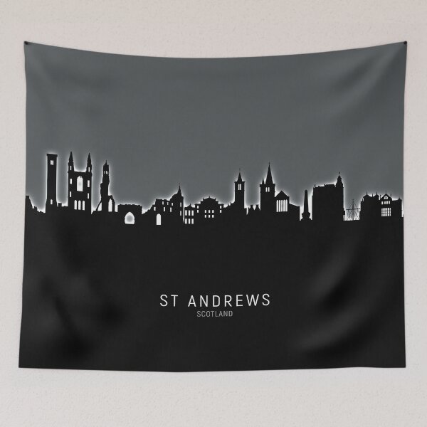 Artikelvorschau, St Andrews Scotland Skyline entworfen und verkauft von ArtPrints.
