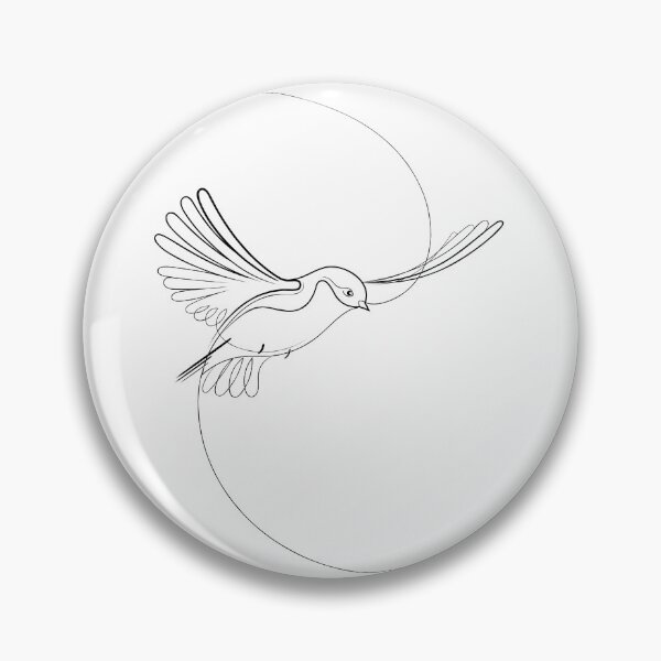 Item preview, Bird In Flight Continuous Line Drawing designed and sold by Adam Regester.